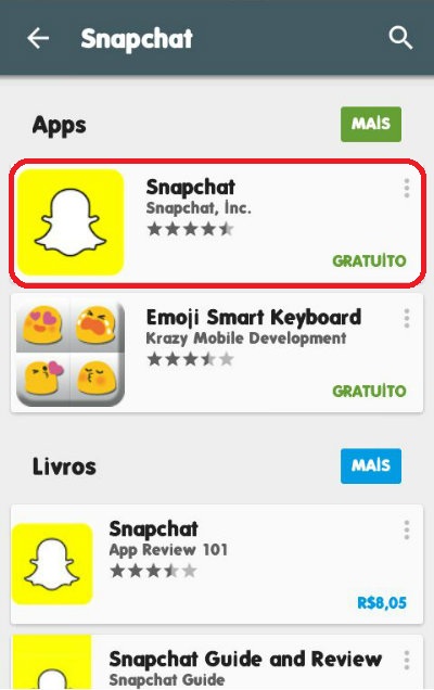 Aprenda a baixar o Snapchat