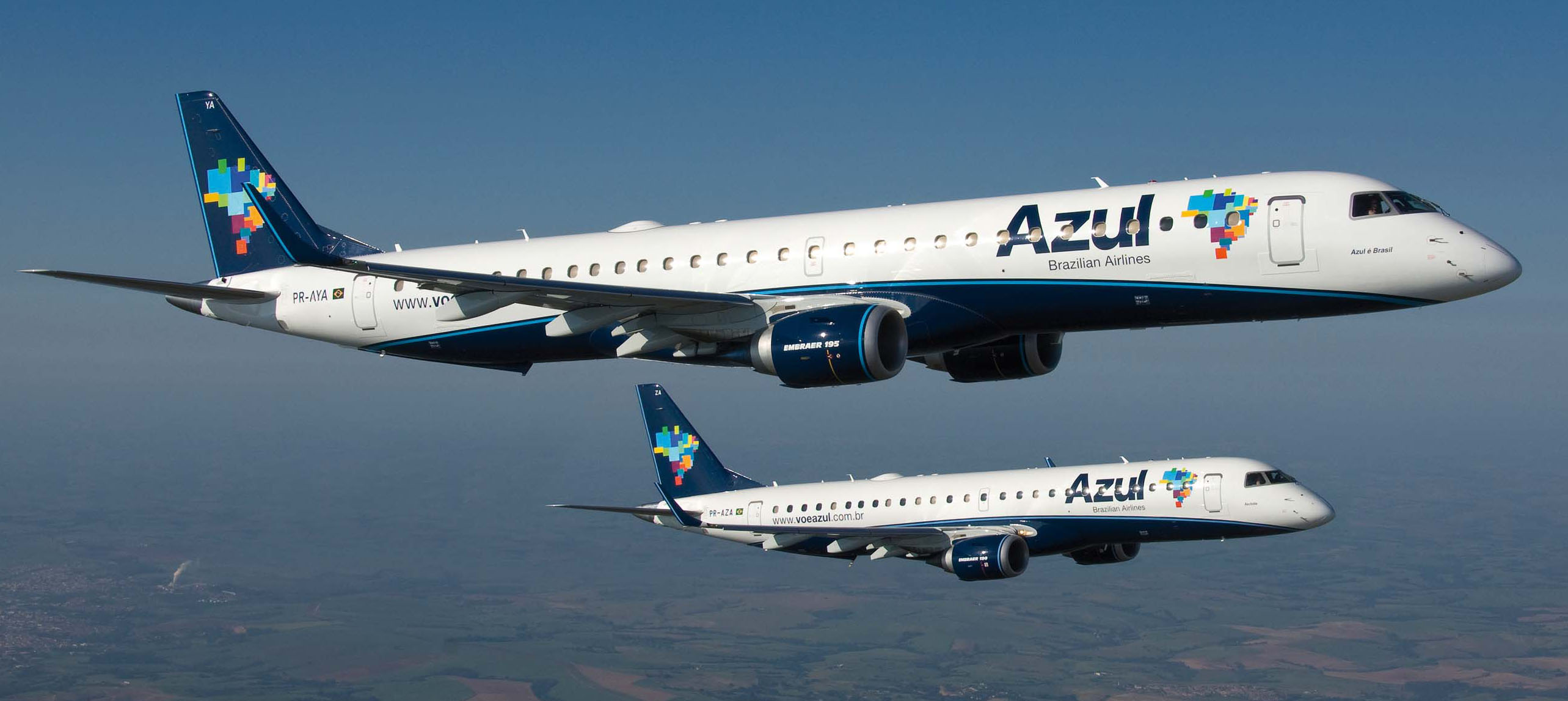 Aviões linha Azul