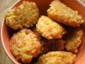 Bolinho de arroz integral assado