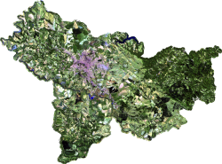 Imagem do Satélite - PR Geopotal de Ponta Grossa.