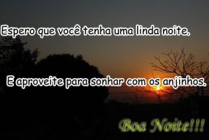 Boa noite...