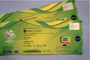  ingressos para Copa 