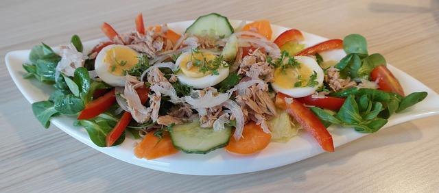 Prato com salada