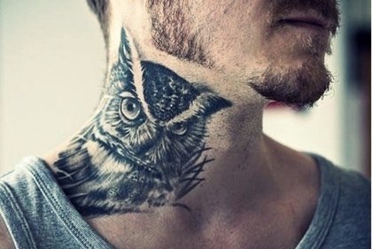 tatuagem de coruja