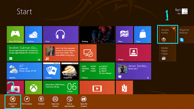 ícones do windows 8